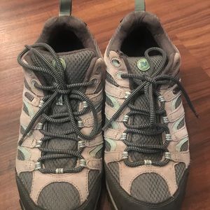 MERRELL Moab Waterproof Hiking Drizzle/Mint 11W